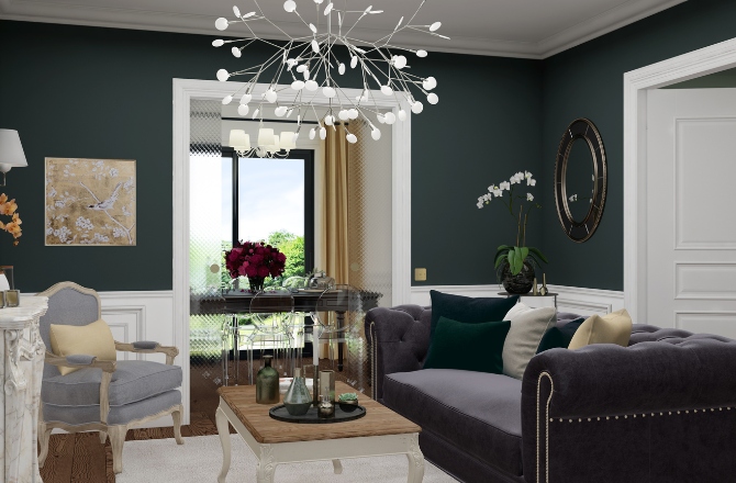 Armoire Blanche Chic Pour Cheminée - Meuble De Rangement Pratique Pour Salon Et Salle à Manger - 10